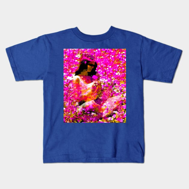 The Flower Child Kids T-Shirt by dltphoto